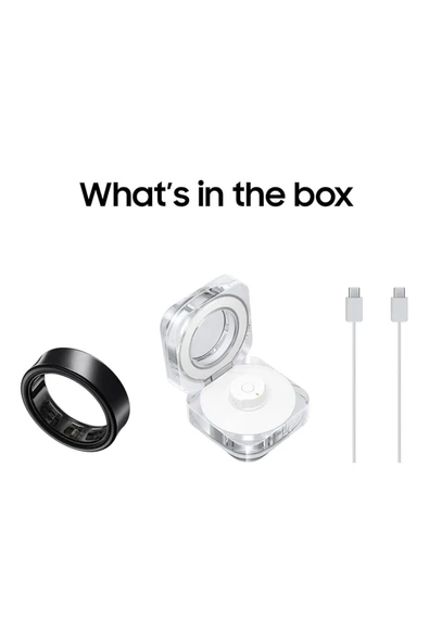 Samsung Galaxy Ring Fitness Monitör Uyku Takipçisi AI Akıllı Yüzük Boyut 8 - Titanyum Siyah - 3