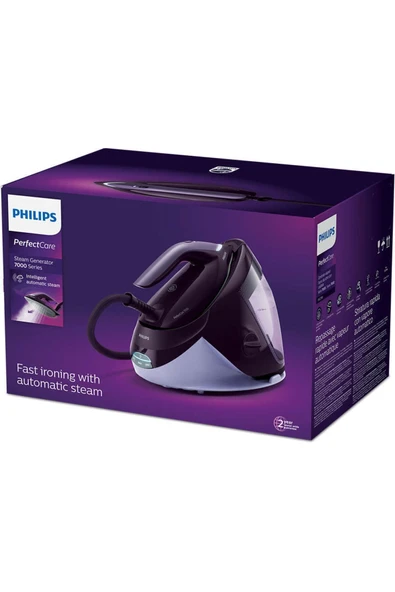 Philips Essential Percare Elite 2100 W Buhar Kazanlı Ütü, Mor - 8