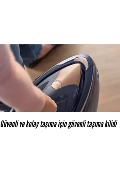 Philips Kameralı Ütü Kumaşı Tanıyan Otomatik Kapanan Ultra Güçlü 3100w Hometechworld Ütü Masası Hediye - 4