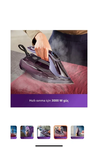 Philips Azur 8000 Serisi Buharlı Ütü Dst8021/30 - 4