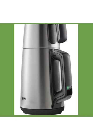 Beko 1650 W Gücünde Su ısıtıcı kapasitesi 1.7 Litre demlik kapasitesi 0.7litre Çay Makinesi - 3