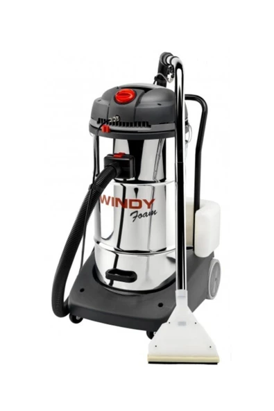 Lavor Siyah Windy Foam Kompresörlü Kuru Köpük Halı ve Koltuk Temizleme Makinesi