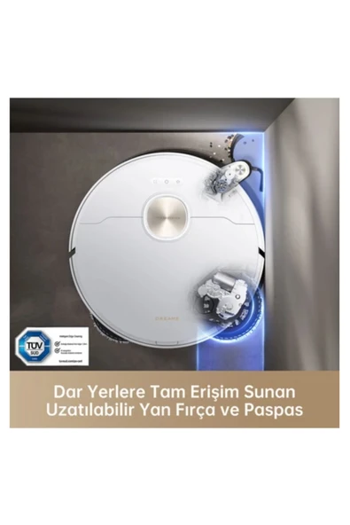 Dreame 12000Pa emiş gücüyle Ultra Robot Süpürge Beyaz-(X40 Ultra) - 7