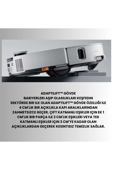 Roborock Yeni Uyarlanabilir Rota Algoritması Ultrasonik Halı Algılama Akıllı Robot Süpürge - 3