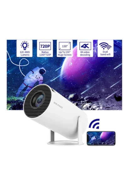 idragon İdragon Pro 200 ANSI Lümen Android 12 Akıllı Projeksiyon Cihazı - 2