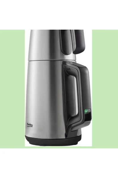 Beko 1650 W Gücünde Su ısıtıcı kapasitesi 1.7 Litre demlik kapasitesi 0.7litre Çay Makinesi - 8
