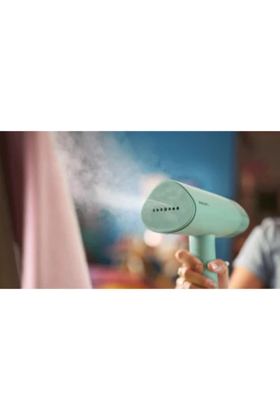 Philips 1000watt Buharlı Düzleştirici Su Yeşili Ütü - 5
