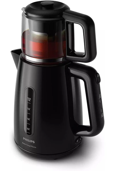 Philips NEW  HD7301/00  Daily Collection Çay Makinesi, 1.9 L Kapasite, 360º Döner Taban, Kablo Sarıcı, Siyah - 4