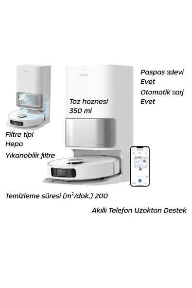 Dreame Pro Ultra Heat Robot Süpürge - 2