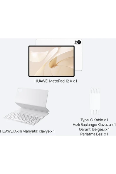 Huawei Matepad 12X 12.0" 8GB 256GB Beyaz + Klavye - 3