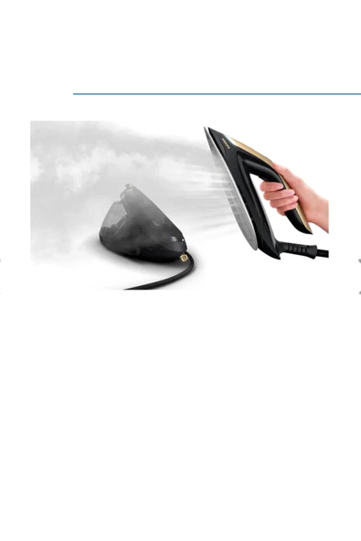 Philips 2700 Watt Otomatik Kapanan Kireç Önlemesi Olan Buhar Kazanlı Ütü Siyah - 4