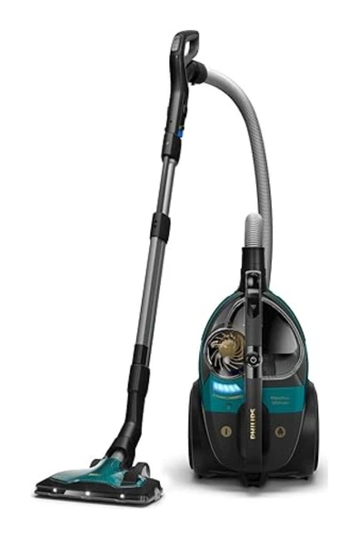 ShopZum Philips Xb9185/07 Triactive Ultra Led Başlık Ve Powercyclone 10 Teknolojisi Ile Premium Toz Torbası - 3