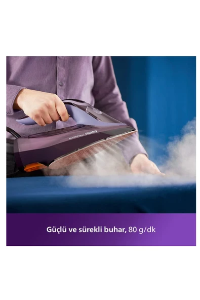 Philips Azur Dst8021/30 3000 W Buharlı Ütü - 2