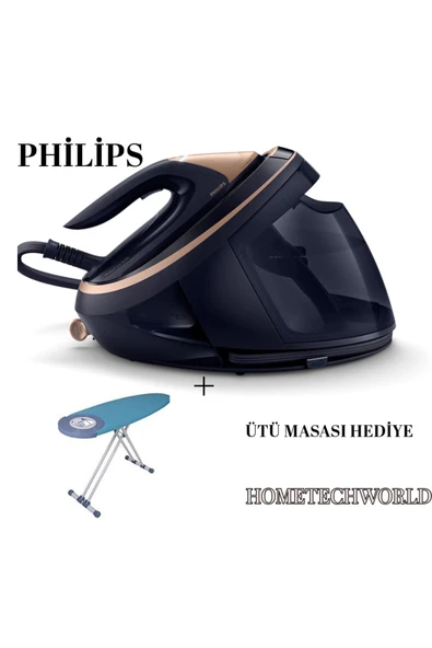 Philips Kameralı Ütü Kumaşı Tanıyan Otomatik Kapanan Ultra Güçlü 3100w Hometechworld Ütü Masası Hediye - 2