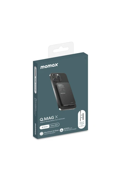 Momax Q.MAG X MAGSAFE POWERBANK 5000 Mah 15W