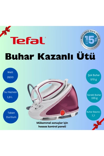 TEFAL Pro Express Ultimate Smart Steam Gv9620 Buhar Kazanlı Ütü Gv9620