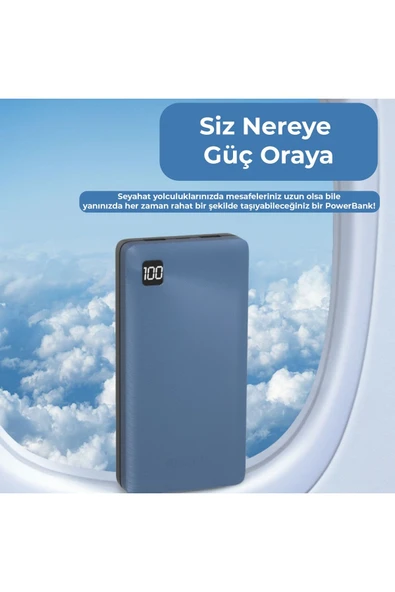Philips 20w Pd Port Çıkışlı 20000mah Led Göstergeli Powerbank - 7
