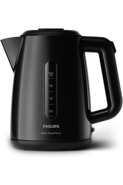 Philips NEW  HD7301/00  Daily Collection Çay Makinesi, 1.9 L Kapasite, 360º Döner Taban, Kablo Sarıcı, Siyah - 2