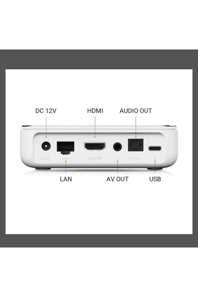 Homatics 4GB Ram/32GB Depolama,4K Plus Lisanslı Android Tv Box Rose Gold - 4