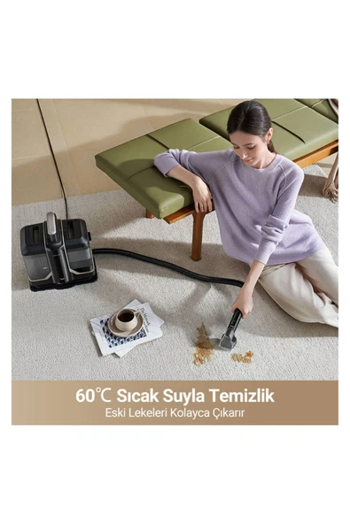 Dreame N10 Taşınabilir  Uyumlu Halı Yıkama Makinesi Siyah - 5