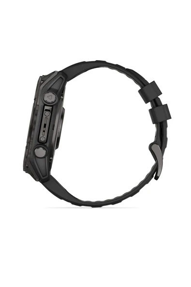 Garmin Fenix 8 – 51mm AMOLED Sapphire Karbon Gri DLC, Siyah/Gri Silikon Kayışlı - 7