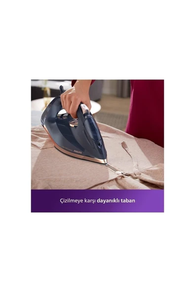 Philips Azur Advanced Essential 7500 Series 3200 W Buharlı Ütü, Lacivert , Dst7510/80 - 4