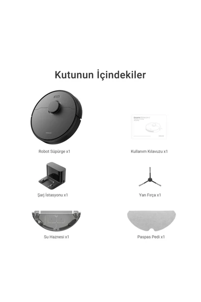 Dreame D9 Max Gen 2 Robot Süpürge Siyah, 6.000Pa Emiş Gücü - 8