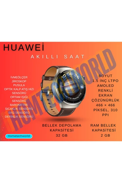 Huawei WATCH PRO - Kahverengi