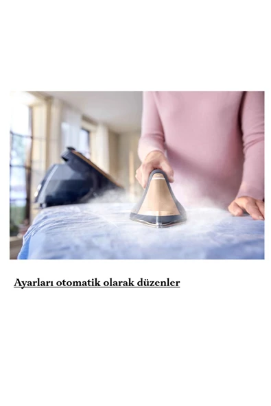 Philips PHİLİPS Ultra mükemmel ötesi Perfect kameralı 3100W ütü +ütü masası hediye - 7