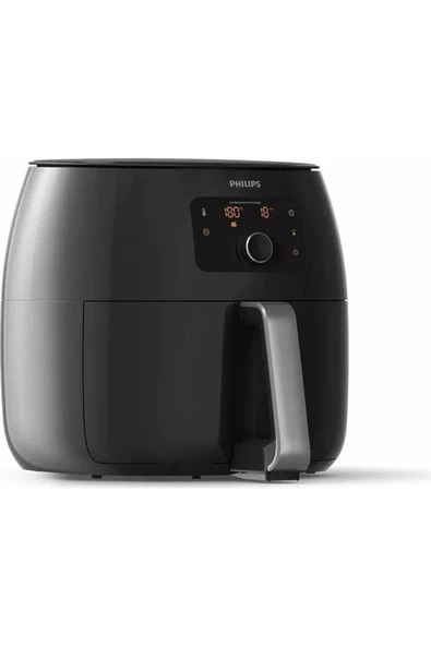 Philips EFSANE Avance Collection Airfryer XXL Fritöz, 1.4kg, 7.3L Kapasite, Siyah, HD9650/90