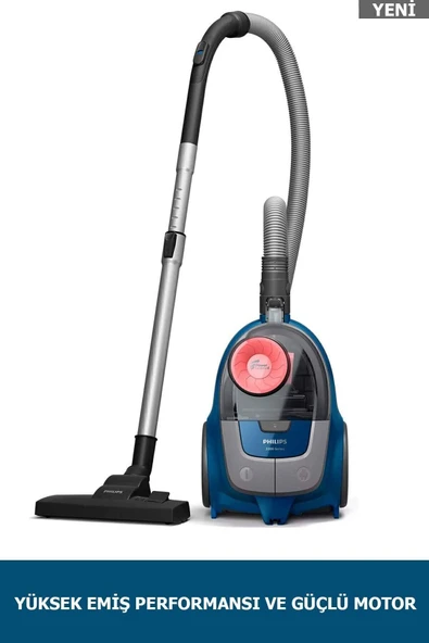 Philips 2000 Serisi Torbasiz Elektrikli Süpürge, 750W, PowerCyclone 4, Super Clean Air Filtre, XB2123/09 - 2