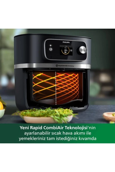 Philips Airfryer 7000 Serisi XXL Connected, Gıda termometreli, 2 kg, 8.3 L Kapasite, Connected - 3