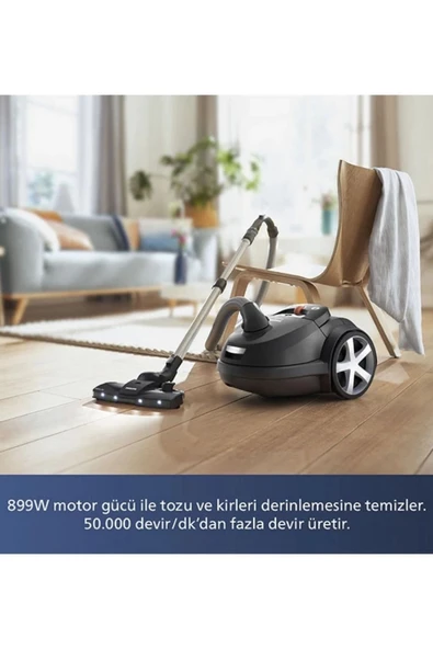 Philips Performer LED Torbalı Elektrikli Süpürge - 3