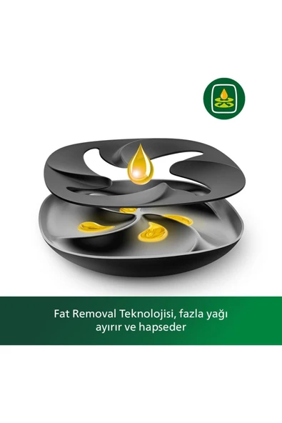 Philips EFSANE Avance Collection Airfryer XXL Fritöz, 1.4kg, 7.3L Kapasite, Siyah, HD9650/90 - 5