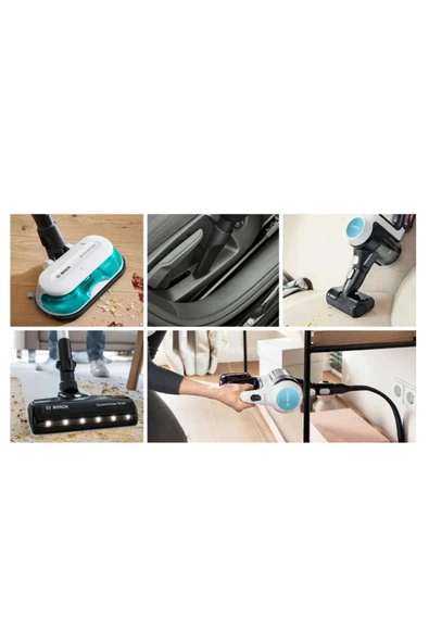 Bosch 250 Watt Prohygienic Aqua Islak Kuru Şarjlı Dikey Süpürge - 2
