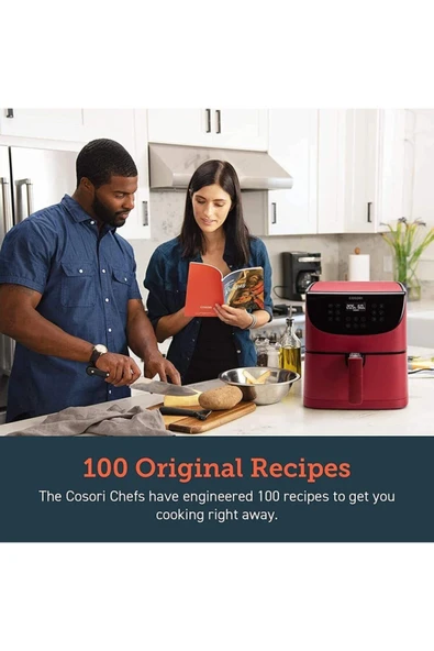 COSORI Sıcak Hava Fritözü Xxl, Yağsız, 5,5 L, 11 Program 1700 W - 7