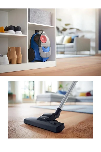 Philips 2000 Serisi Torbasiz Elektrikli Süpürge, 750W, PowerCyclone 4, Super Clean Air Filtre, XB2123/09 - 4