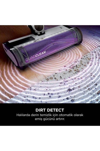Shark Detect Clean&empty Auto-Empty Sistemli Turbo Başlıklı Şarjlı Dikey Süpürge - 6