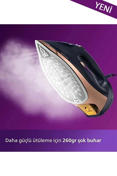 Philips Ikili Set Elektrikli Süpürge Powerpro City Fc9331/07 Efsane Serisi Azur Buharlı Ütü Dst7510/80 - 6