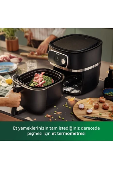 Philips Airfryer 7000 Serisi XXL Connected, Gıda termometreli, 2 kg, 8.3 L Kapasite, Connected - 4