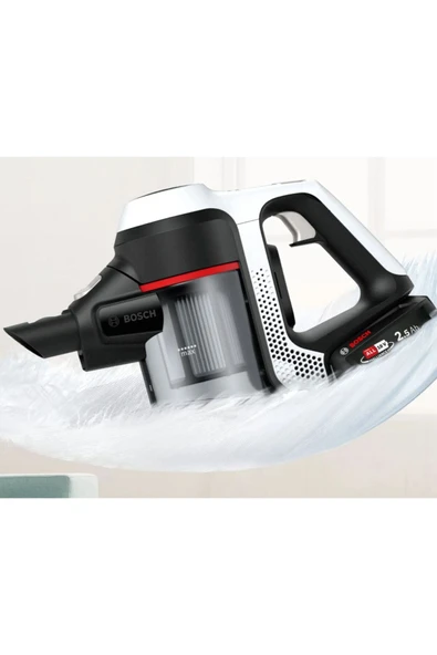 Bosch BCS61113 Serie 6 Şarjlı Süpürge Unlimited Beyaz - 2