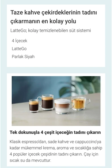 Philips Avantajlı Set 8.3 Lt Hd9880/90 Xxl Connected Airfrey | 2300 Seri Tam Otomatik Espresso Makinesi - 4