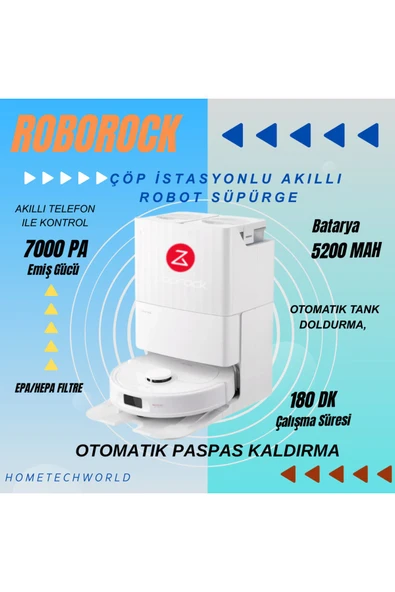 Roborock Ultra Lux Premium Akıllı Robot Süpürge - 8