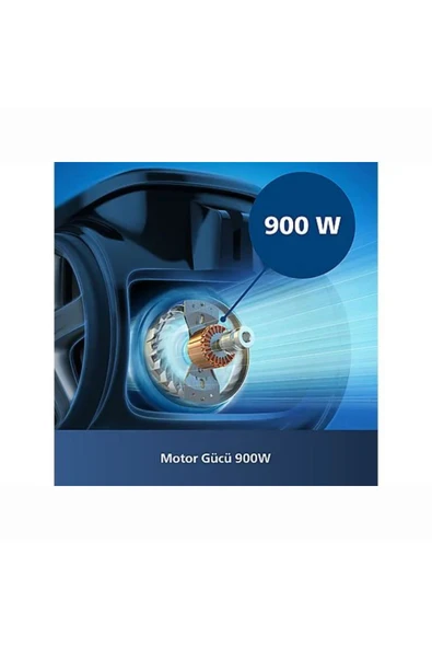 Philips Phılıps Toz Torbasız Süpürge 900W Güç ALLERGYH13 Filtre Alerjii Kilit Sistemi - 2