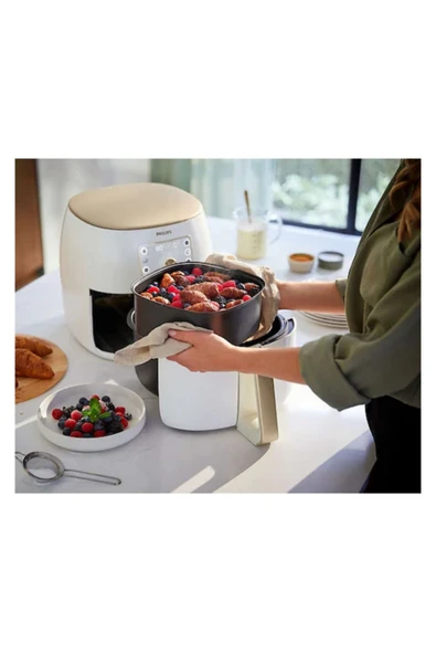 Philips Rapid Air Teknolojisi/20 Airfryer XXL Smart Sense Fritöz - 4