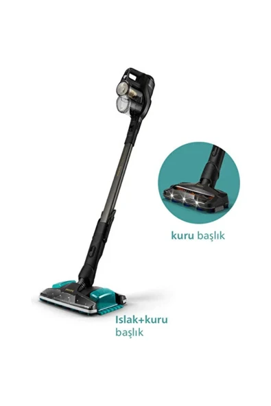 Philips XC8349/01 Aqua Plus 25.2 V Dikey Şarjlı Süpürge