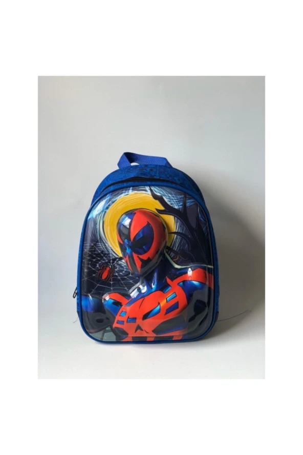 Spiderman 3d Kabartmalı Anaokulu Kreş Ve Günlük Kullanım Çantası Örümcek Adam Sırt Çantası