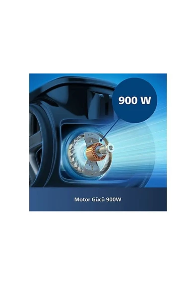 Philips Ultra Premium 900w Güç Marathon Dailiy Toz Torbasız Elektrikli - 6