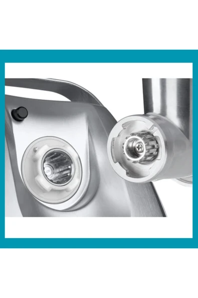 Bosch Vakumlu ayaklar sayesinde kaymadan çalışan Kıyma Makinesi, ProPower, 2000 W, Siyah, Krom - 8