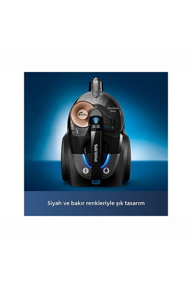 Philips Phılıps Toz Torbasız Süpürge 900W Güç ALLERGYH13 Filtre Alerjii Kilit Sistemi - 3
